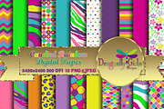 Candied Rainbow Digital Paper Pack