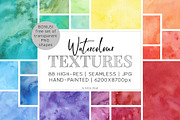 88 Hi-Res Watercolor Textures