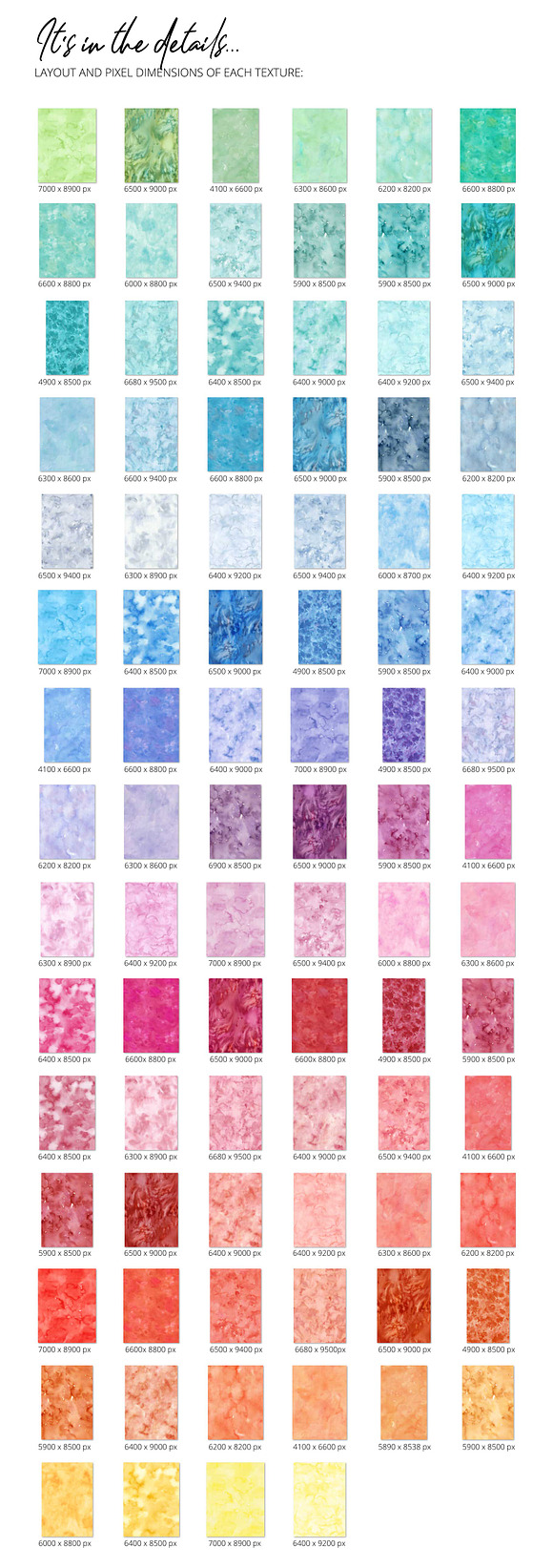 88 Hi-Res Watercolor Textures in Textures - product preview 2
