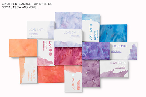 88 Hi-Res Watercolor Textures in Textures - product preview 7
