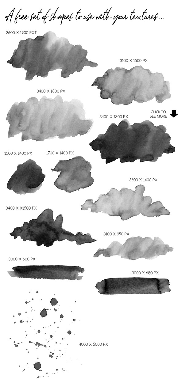 88 Hi-Res Watercolor Textures in Textures - product preview 10