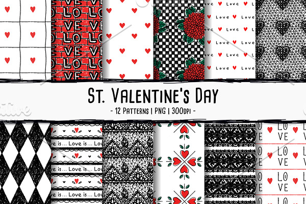 St. Valentine's Day Patterns