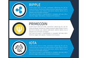 Blue Ripple, Yellow Primecoin and