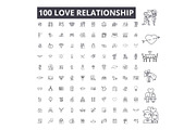 Love relationship editable line
