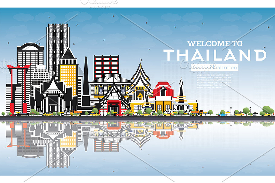 Welcome to Thailand City Skyline