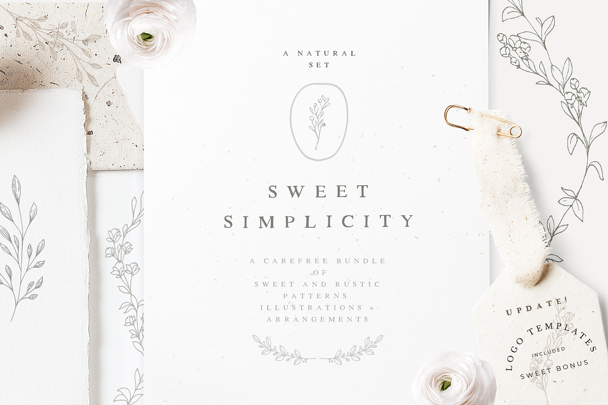 Simplicity - Modern Rustic Bundle in Illustrations - product preview 8