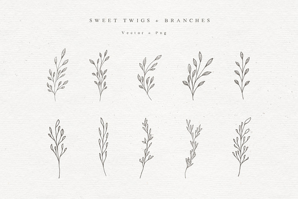 Simplicity - Modern Rustic Bundle in Illustrations - product preview 2