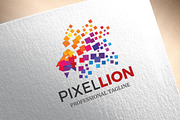 Pixel Lion Logo