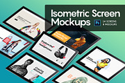 Isometric Screen Mockup
