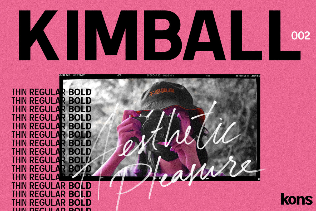 KIMBALL - 3 Weight Sans Serif in Sans-Serif Fonts - product preview 8