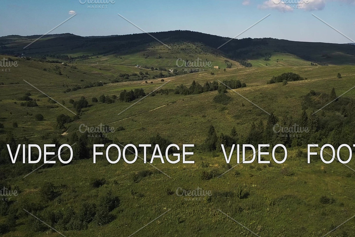 Aerial, Carpathians mountains. Blue in Graphics - product preview 8