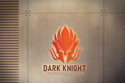 Dark Knight Helmet Logo