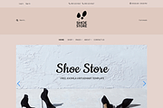 Shoe Store - Shop Joomla template