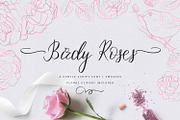 Birdy Roses | Script font + Swashes