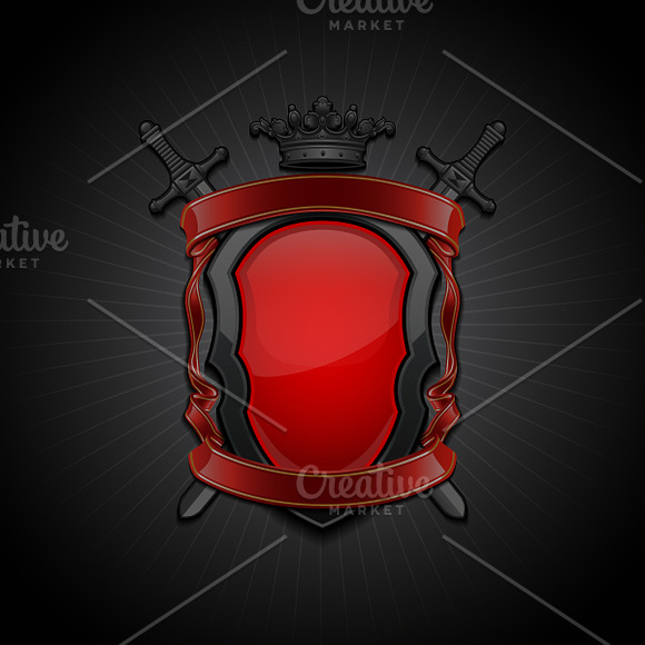 Coat of Arms. Set of Illustrations. in Illustrations - product preview 8