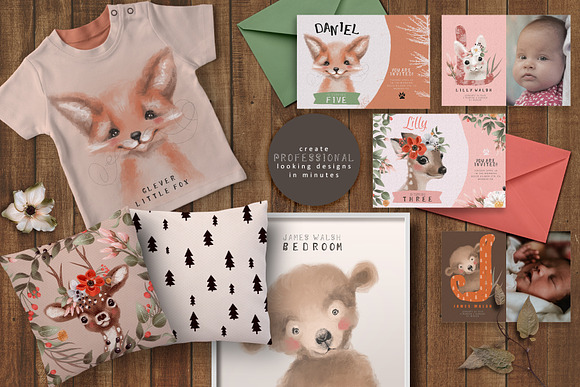 Woodland Portraits in Illustrations - product preview 3
