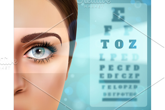 Ophthalmology Realistic Set in Illustrations - product preview 3