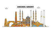 Russia, Chechen, Grozny. City