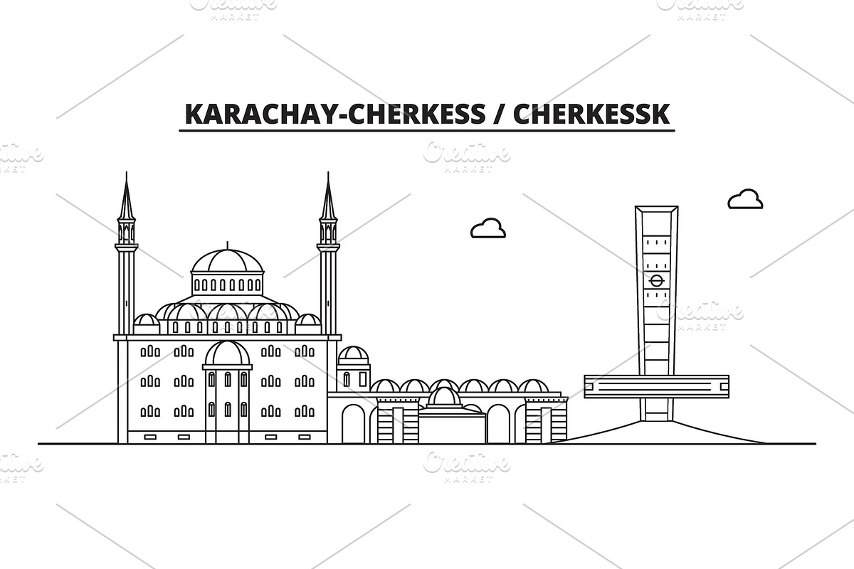 Russia, Karachay-Cherkess, Cherkessk in Illustrations - product preview 8