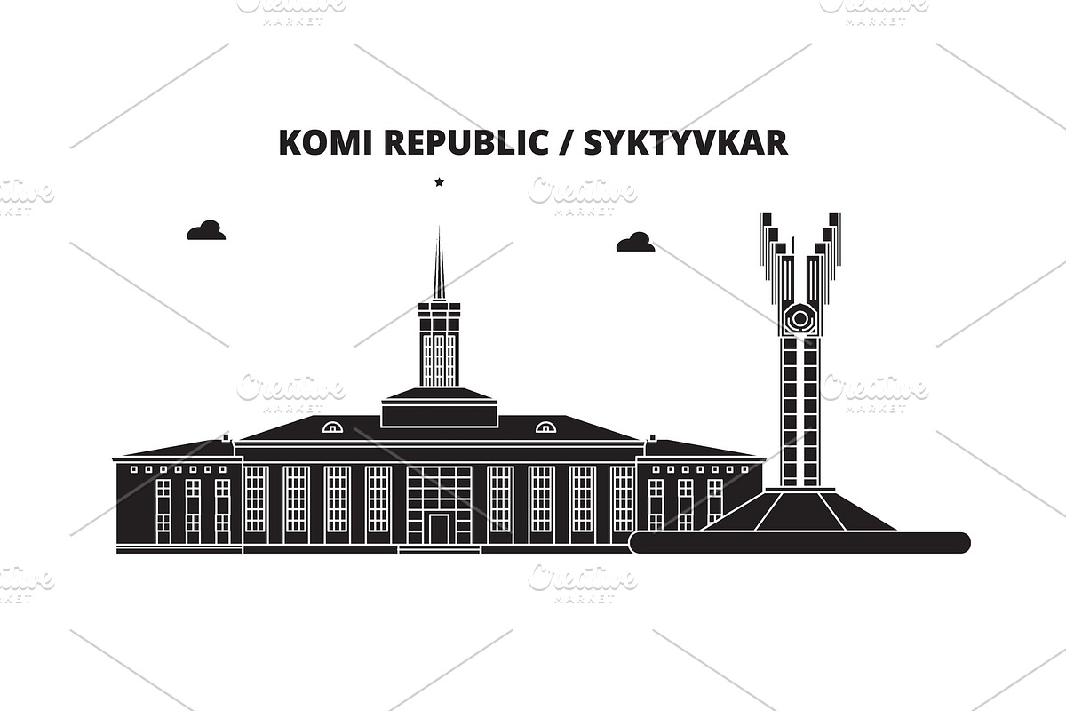 Russia, Komi Republic, Syktyvkar in Illustrations - product preview 8