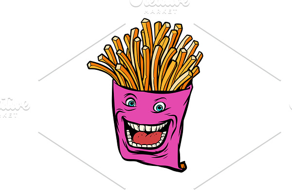 French fries character