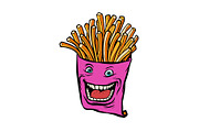 French fries character