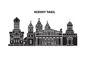 Russia, Nizhny Tagil. City skyline
