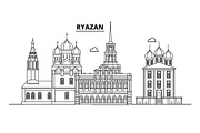 Russia, Ryazan. City skyline