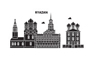 Russia, Ryazan. City skyline