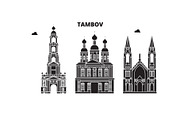 Russia, Tambov. City skyline