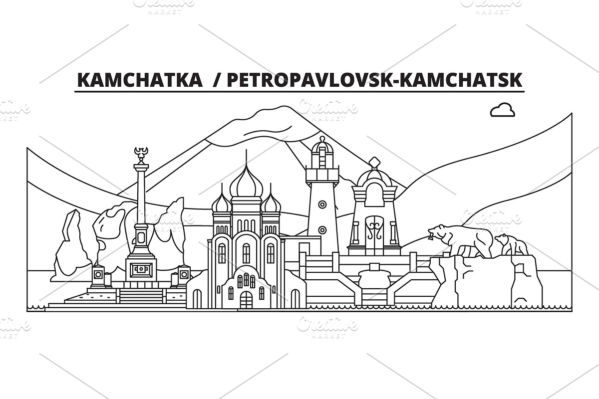 Russia, Kamchatka , Petropavlovsk in Illustrations - product preview 8