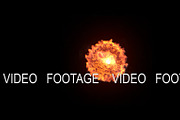 Fire simulation video 3d