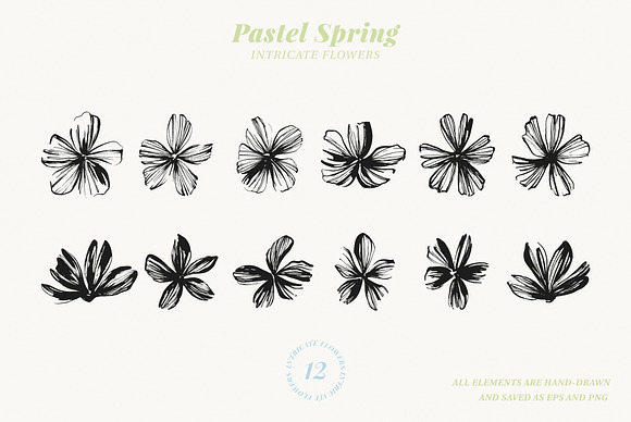 Pastel Spring Pattern Collection in Patterns - product preview 3