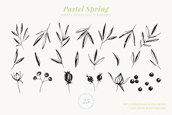 Pastel Spring Pattern Collection in Patterns - product preview 4
