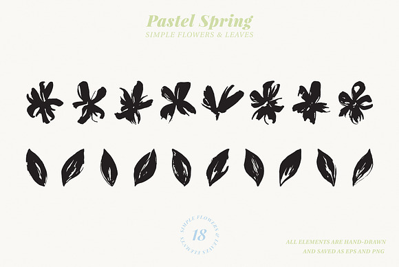 Pastel Spring Pattern Collection in Patterns - product preview 5