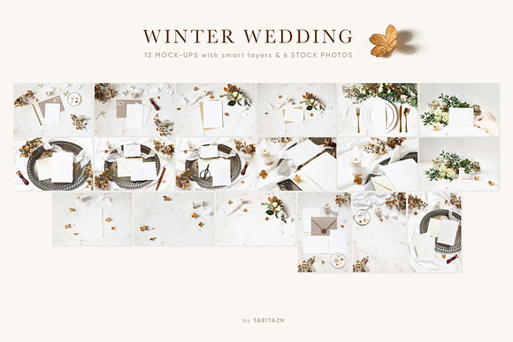 Winter wedding mockups & photos in Product Mockups - product preview 6