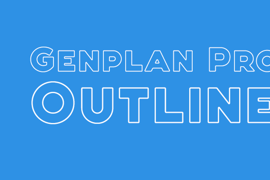 Genplan Pro Outline