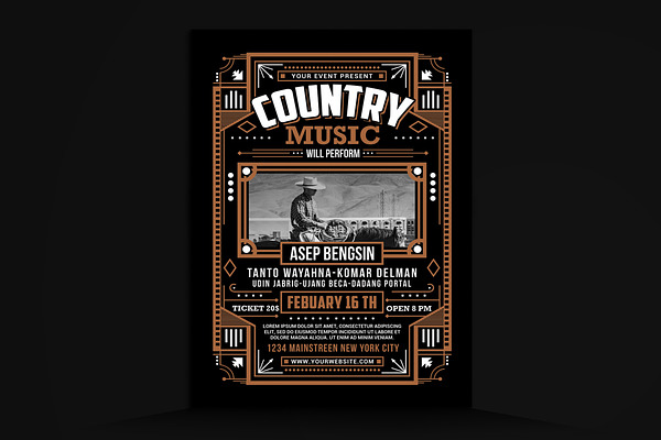 Country Music Flyer