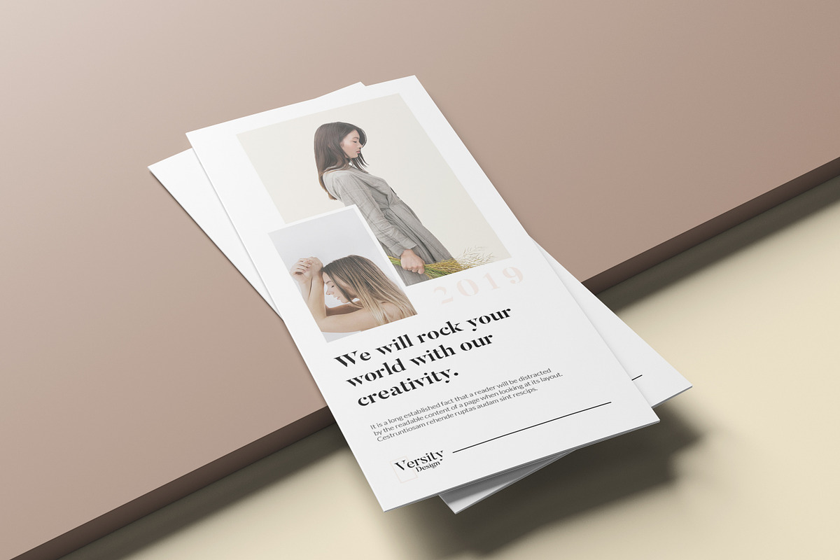 Profile trifold brochure in Brochure Templates - product preview 8