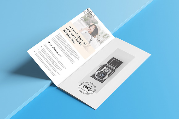 Agency Profile Trifold Brochure in Brochure Templates - product preview 4