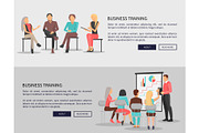 Business Training for Workers Vector