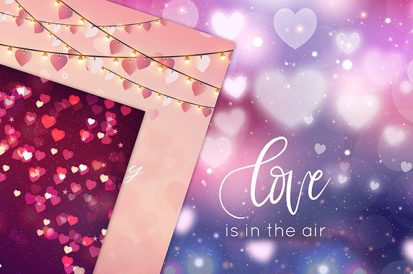 Valentine's Day Backgrounds in Textures - product preview 2