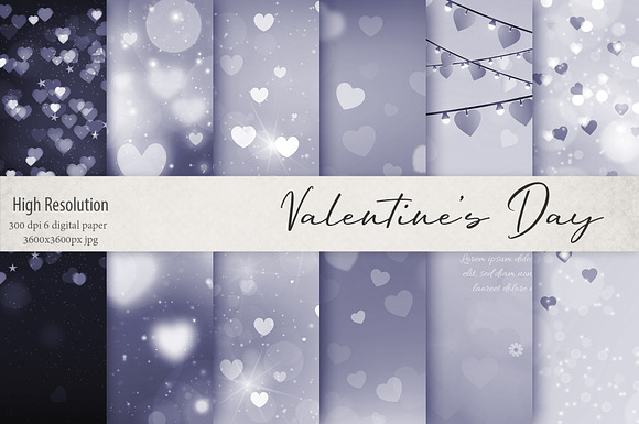 Valentine's Day Backgrounds in Textures - product preview 10
