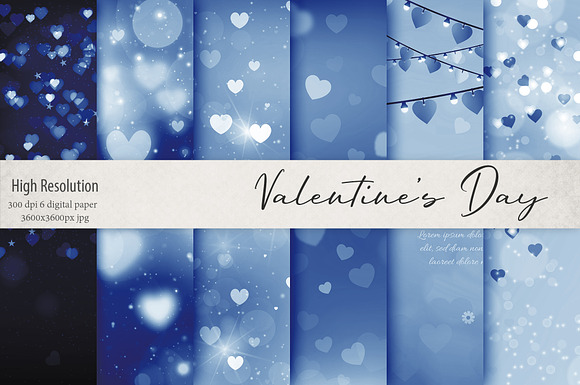 Valentine's Day Backgrounds in Textures - product preview 16