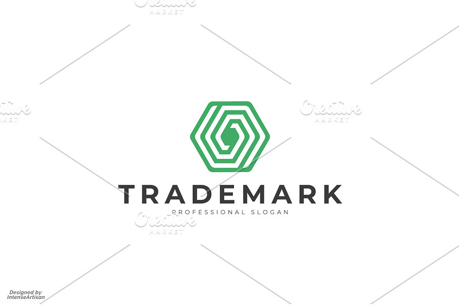 Security Hexagon Logo in Logo Templates - product preview 8