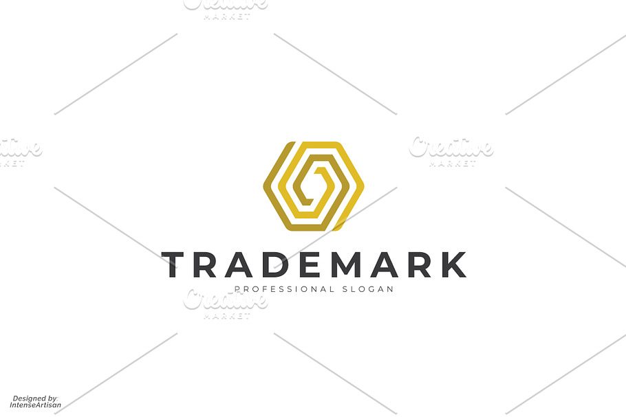 Security Hexagon Logo in Logo Templates - product preview 8