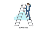 Searching Man and Ladder Vector