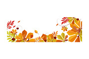Autumn abstract background with