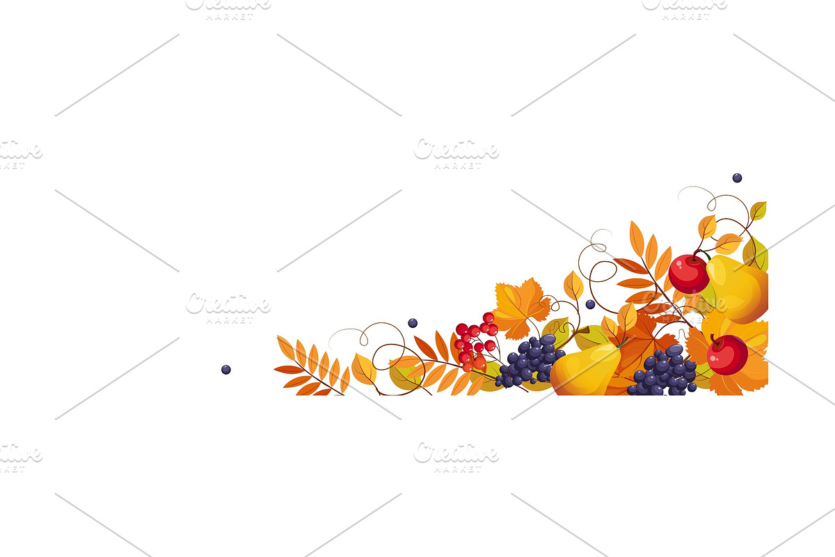 Thanksgiving banner with space for in Textures - product preview 8
