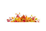 Autumn background with space for